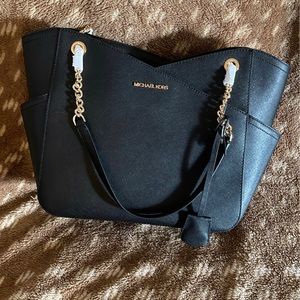 Black MK large tote—NWT